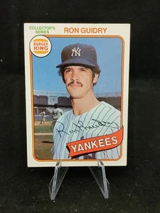 1980 Topps Burger King Pitch, Hit & Run #4 Ron Guidry New York Yankees - Bild 1 von 2