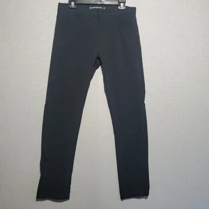 Western Rise Evolution Pants Mens 32x32 Black Chino Outdoor Nylon Stretch Travel - Picture 1 of 13