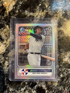 2020 Bowman - Spanning the Globe Chrome Jasson Dominguez #STG-JD (RC) - Picture 1 of 2