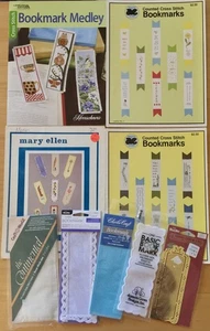 Cross Stitch Bookmark Patterns & Bookmarks to Stitch Lot - Picture 1 of 7