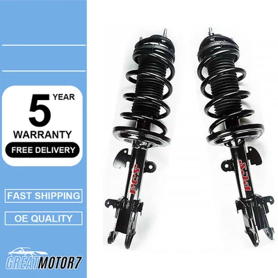 Par delantero de puntales completos rápidos y resortes helicoidales para Acura MDX 2007-2013 Foto 1 de 4