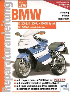 Manuale riparazione Bucheli 5276 per BMW K 1200 S / GT R dal 2004 scatola originale nuova