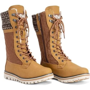 Womens Winter Thermal Snow Outdoor Warm Mid Calf Waterproof Durable Boot Tan US8 - Picture 1 of 5