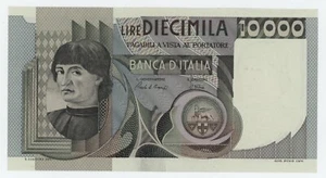 Italien 10000 Lira 6-9-1980 Pick 106.b UNC unzirkuliert Banknot Ciampi und Stevani - Bild 1 von 2