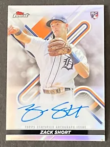 Zack Short 2022 Topps Finest Refractor RC Auto #FA-ZS - Picture 1 of 10
