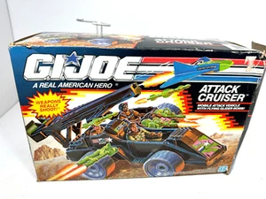 Gi Joe 1991 Attack Cruiser Vintage Actionfigur mit geöffneter Box - Bild 1 von 9