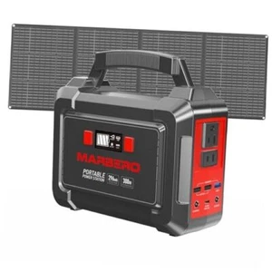  Solar Generator 296Wh Portable Power SOLAR GENERATOR M188 WITH 60W PANEL - Picture 1 of 8