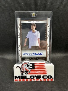 Hoja Trinity 2022 bronce transparente #CAPI1 Paulo Iago/49 autógrafo automático - Imagen 1 de 2