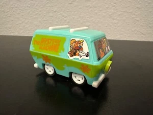 Mystery Machine Scooby Doo Van Car Plastica Ruote Bianche Raro Giocattolo da Collezione - Foto 1 di 9