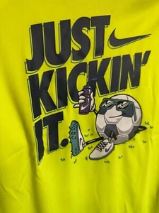Nike Boys 4-7 Just Kickin’it Graphic T- Shirt Size 7 - Picture 1 of 5