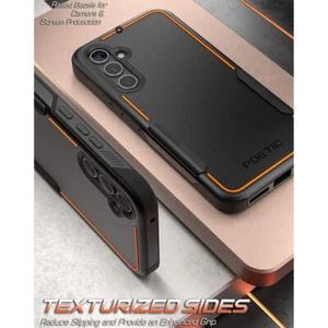 For Samsung Galaxy A54 Case Dual Layer Slim Shockproof Protective Cover Black - Picture 1 of 7