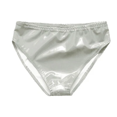 PVC 皮革女式高腰短靴短裤乳胶液体夜总会内裤 — 第 1/4 张图片