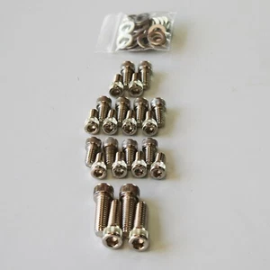 Oil Pan Bolt Kit Holden 6 161-179-186-192-202 Chrome Socket Head with Washers - Picture 1 of 2