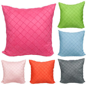 Large Size Pillow Case Rhombus Plaid Pattern Office Home Sofa Cushion Cover