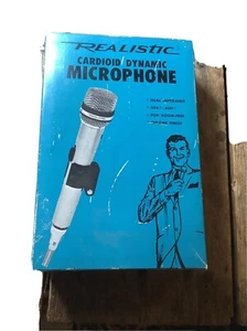 Vintage Realistic Cardioid Dynamic Microphone #33-992 - Picture 1 of 4