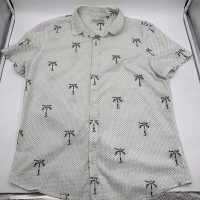 Sovereign Code Mens Shirt Sz XL Button Up Palm Trees And Dots - Image 1 of 4