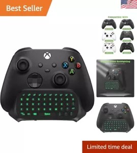 Compact Wireless Game Keyboard with 47 Keys and Green Backlight for Xbox - Picture 1 of 14