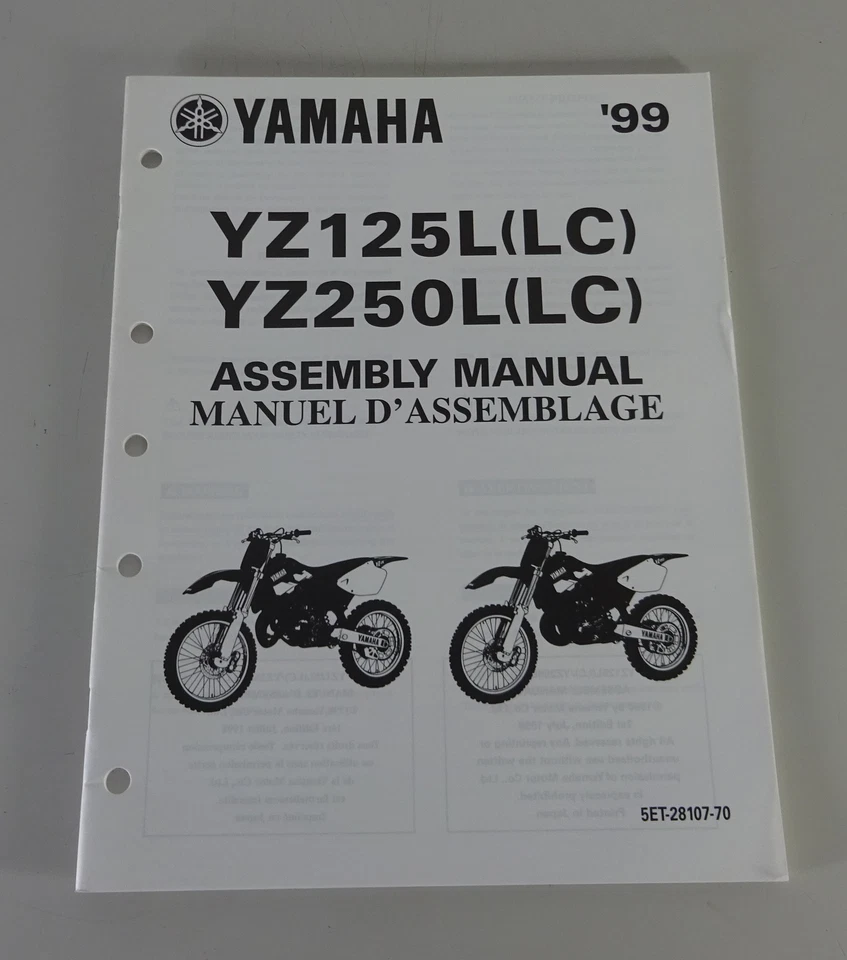 Instrucciones de Montaje / Manual D´Assemblage YZ 125 L (LC) / YZ 250 Stand 1998 - Imagen 1 de 1