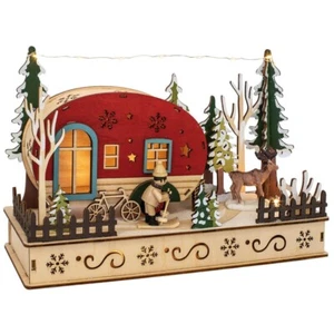 Weihnachten Advent Dekoration LED-Weihnachtsleuchter CARAVANING  5 warmweiße LED - Bild 1 von 1