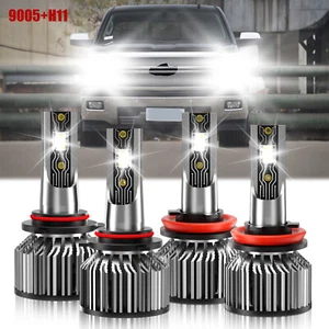 For Chevrolet Silverado 2500 2012-2018 Front LED Headlight High Low Beam Bulb - Bild 1 von 11