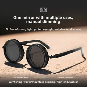 Outdoor Drving Travel Fishing Adjustment ND Filter Sun Glasses Men Sunglasses - Picture 1 of 13