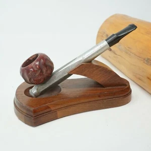 Unsmoked Vintage Comet Briar Estate Tobacco Smoking Pipe, replaceable bowl - Picture 1 of 9
