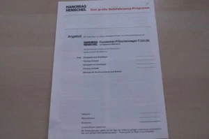 222769) Hanomag Henschel camión f 221 lel - descripción técnica - folleto 07/1 - Imagen 1 de 1