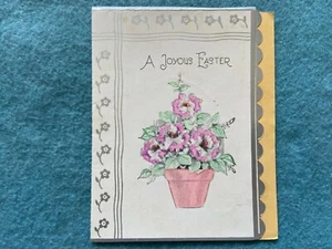 A Joyous Easter Vintage Unused Greeting Card - Picture 1 of 2
