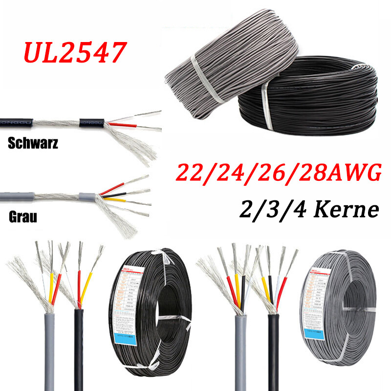 Fil De Commande De Signal, Ligne De Câble De Câble Gainé De 1 M 20AWG, Ligne - Foto 5