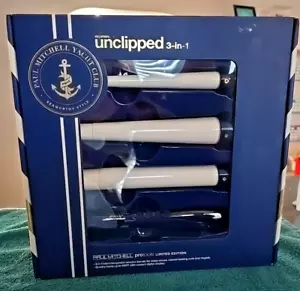 Paul Mitchell 3 in 1 Unclipped Curling Wand Yacht Club Edizione Limitata - NUOVO!! - Foto 1 di 4