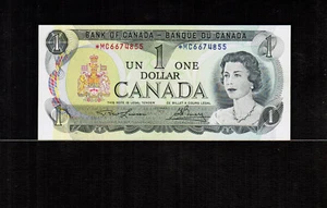 Canada $1 DOLLAR 1973  Star Replacement Lawson/Bouey Prefix *MC 6674855  Gem UNC - Picture 1 of 2