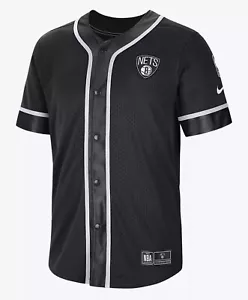 RARE NIKE Men's Brooklyn Nets NBA 75th Anniversary Jersey Sz L DJ4833-010 - Picture 1 of 7