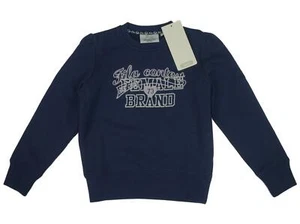 Nueva Sudadera Auténtica para Niñas Fila Saltador Pollina Forrada Edad 4 8 Años Azul Marino - Imagen 1 de 4