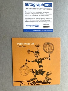 JOHN LYDON "Johnny Rotten" signed CD ===NEW== autograph COA ACOA - Picture 1 of 2