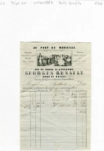 Dept 41 - Vendôme 46 Rue du Change - beautiful header of a fine grocery store 01/02/1887 - Picture 1 of 1