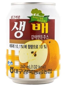 (24 Pack) NONGHYUP Pear Juice with Pulp, Sweet and Refreshing, 8.11 Fl Oz - Picture 1 of 6