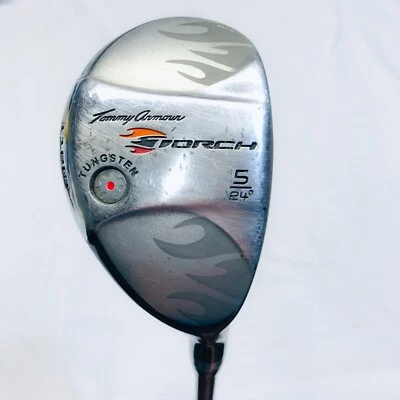 Tommy Armour Golf Torch 24 Degree 5 Hybrid Saber Graphite R Flex Right Hand Club - Image 1 of 4