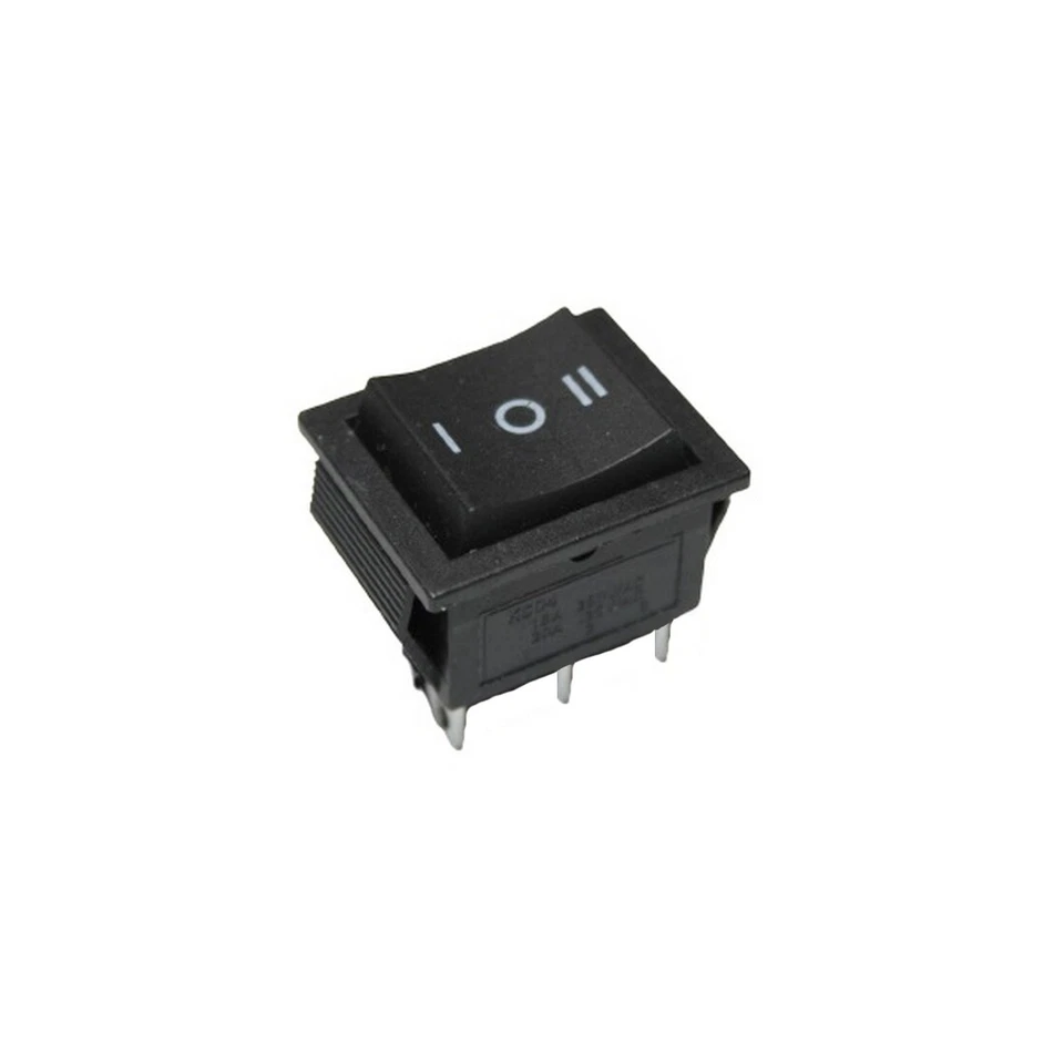 B2Q Wippschalter Schalter KCD4 ON-OFF-ON 15A/250V 6PIN (0092)