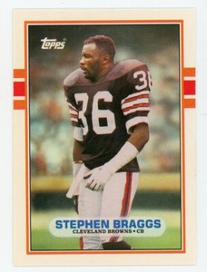 1989 TOPPS TRADED #127T - STEPHEN BRAGGS - CLEVELAND BROWNS