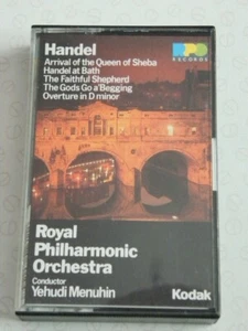 Handel Royal Philharmonic Orchestra Yehudi Menuhin ZCRPO8010 Classical music Cas - Picture 1 of 5