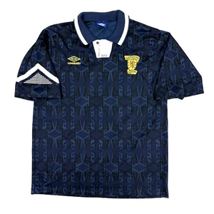 RARE Vintage 90s Scotland Home Football Shirt Size XL 1991/1994 Adult Umbro - Picture 1 of 6