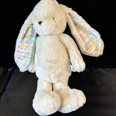 Bunnies By The Bay Nibbles Pastel Cuadros Conejo 16" Peluche Relleno 608991 Foto 1 de 4