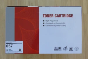 057 Tonerkartuschen schwarz kompatibel Cannon 2er Pack NEU VERSIEGELT NICHT ABGELAUFEN - Bild 1 von 10