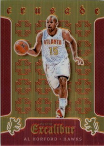 2015-16 Panini Excalibur Crusade Red Atlanta Hawks Basketball Card #5 Al Horford