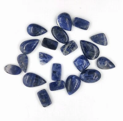 Cabujón de sodalita natural soldadolita natural, gemas hechas a mano, piedras preciosas sueltas 71583 Foto 1 de 2