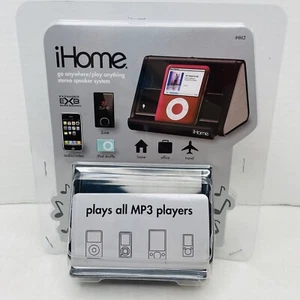 iHome Portable Travel Speaker System iHM3 Works With iPhone, iPod, Zune & MP3 - Picture 1 of 12