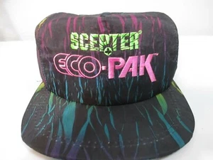 Zepter Eco Pak Druckknopflasche bestickt Neon Retro Look Mütze Neu - Bild 1 von 8