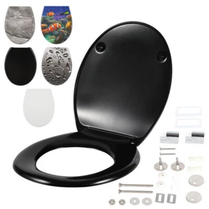 WC Sitz Toilettensitz Klodeckel Toilettendeckel mit Absenkautomatik Klobrille - Bild 1 von 16