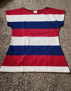 💥 Blusa para mujer vintage Beeline Fashions envía Ahoy nueva sin etiquetas talla pequeña retro años 60 - Imagen 1 de 10