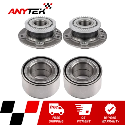 2x Cojinete de cubo de rueda delantera + 2x Cojinete de rueda trasera para Cadillac Catera 1997-2001 Foto 1 de 4